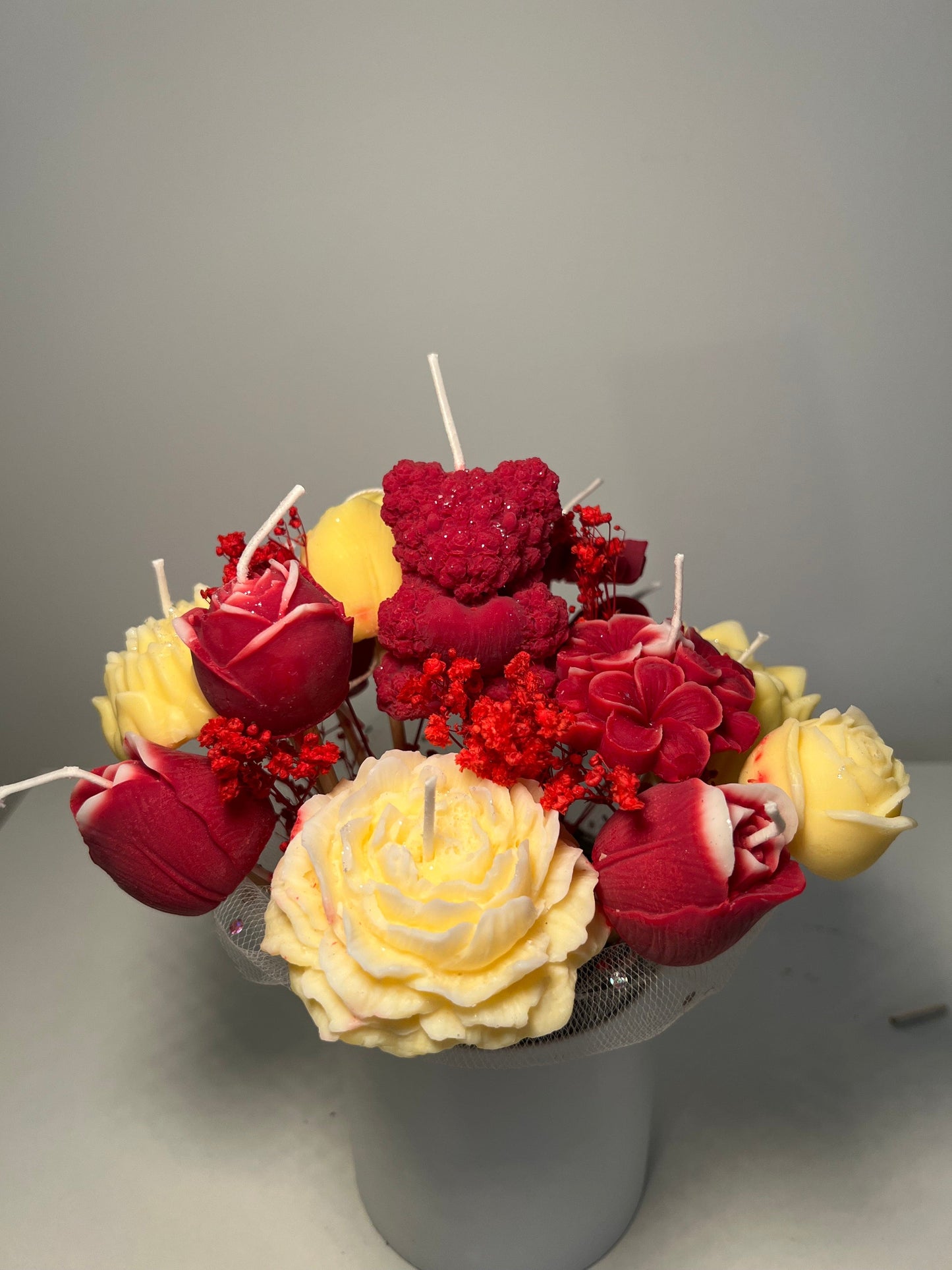 Floral Candle Bouquet